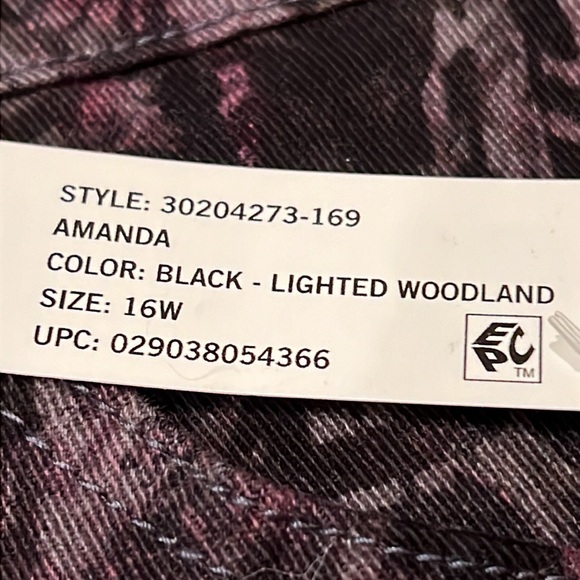 👖 NWT Gloria Vanderbilt brand women’s “Amanda” style jeans - Picture 11 of 11